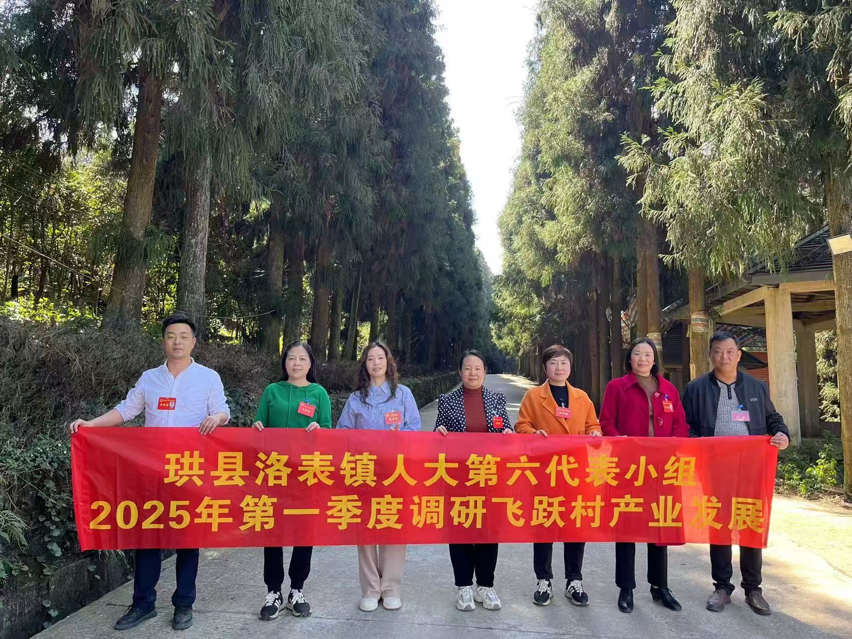 2025年4月22日，洛表镇人大主席团组织第六代表小组到飞跃村调研产业发展情况 摄影：胡彪 (1).jpg